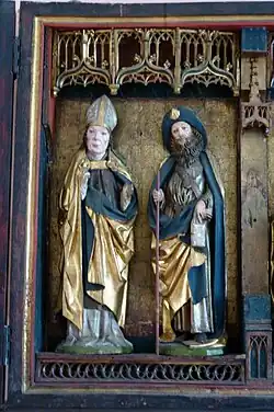 Heiliger Bonifatius und Apostel Jakobus, innerer Schrein