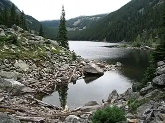 Lava Lake in der Gallatin Range, Montana