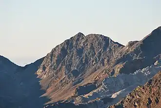 Lazinser Rötelspitze von Norden