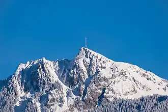 Le Chamossaire vom Chablais aus