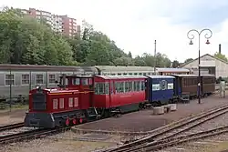 Gmeinder-Diesellokomotive des Train des Deux Vallées
