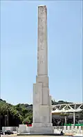 Mussolini-Obelisk in Rom, größter im 20. Jh. gefertigter Monolith (1932)