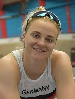 Mit jeweils drei Goldmedaillen die erfolgreichsten Sportler der EM: Lea Sophie Friedrich und Harrie Lavreysen