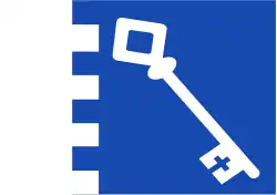 Flagge des Ortes Leens