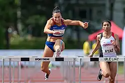 Andrea Ivančević Rang acht in 33,95 s