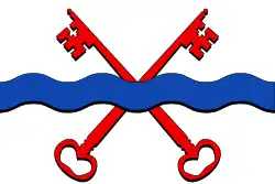 Flagge der Gemeinde Leiderdorp