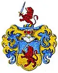 Wappen derer von Leijonfelt (nobilitiert 1662)
