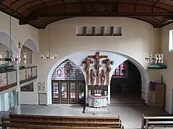 Ev. Lorenzkirche Leingarten (Innenansicht, 1913)