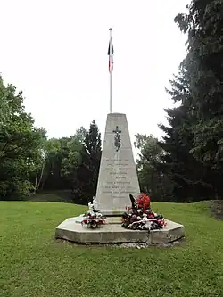 Gedenkstätte für die Angehörigen der 162e R.I.