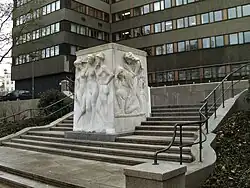 Richard Wagner-National-Denkmal, Gralswächter Parsifal und die Gralsbotin Kundry