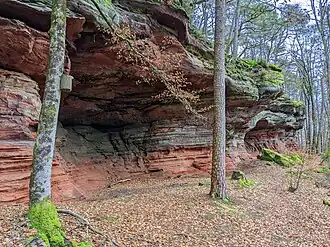 Rothenfelsen am Osthang