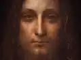 Renaissance. Leonardo da Vinci (zugeschrieben): Salvator Mundi (Erlöser der Welt). Ausschnitt.