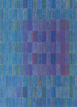 Millennium Lines 1 Öl/Lw. 120 × 100 cm