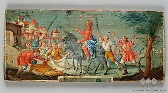 Bienenstockstirnbrett von Leopold Layer