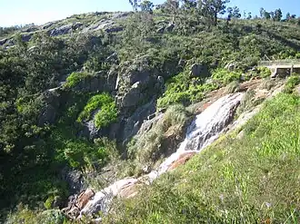 Oberer Teil des Wasserfalls