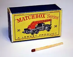 Matchbox-Schachtel eines KW-Modells