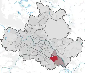 Lage des statistischen Stadtteils Leuben in Dresden