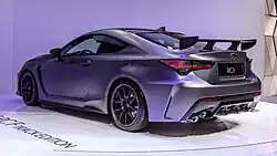 RC F Track Edition, Heck mit Diffusor