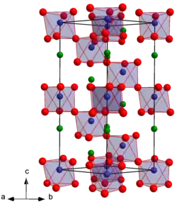 Struktur von Lithiumniobat
