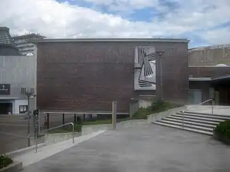 Silcher-Saal, Westfassade