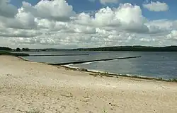Sandstrand am Jasmunder Bodden bei Lietzow