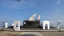 Gesamtansicht des zentralen Ensembles