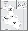 Karte der Distrikte