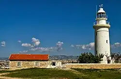 Blick zum Leuchtturm