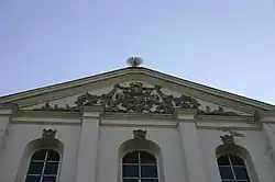 Schönbornwappen im Fassadengiebel