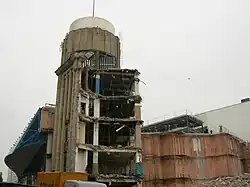 Althoff-Turm am 31. Mai 2008, einen Tag vor Sprengung