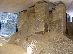 Reste des Wehrturms Im Untergeschoss