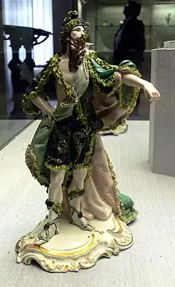 Porzellanfigur des Oceanus