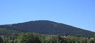 Der Lindenberg vom Ilmenauer Bahnhof aus gesehen (Zustand 2006)