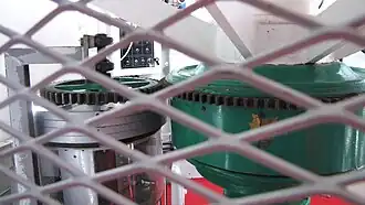 Linsen-Antrieb mit Getriebe für das Leuchtfeuer