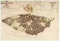 Lindhagenplan von 1866 für Södermalm in Stockholm