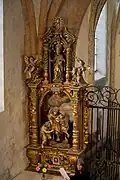 Linker Seitenaltar der Kirche St. Georgen an der Mattig