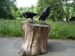 Raben, Kunstwerk von Sven-Ingvar Johansson.