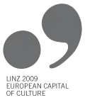 Logo Linz 2009 (englisch) und deutsch