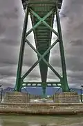 Unterhalb der Lions Gate Bridge im Stanley Park