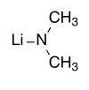 Strukturformel von Lithiumdimethylamid