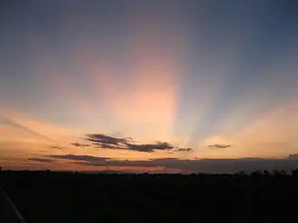 Sonnenuntergang bei Vista Hermosa