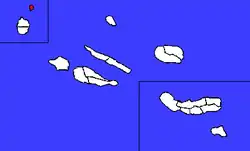 Position des Kreises Corvo