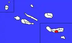 Position des Kreises Vila Franca do Campo