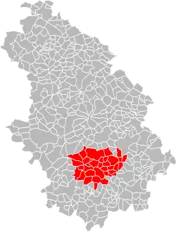 Lage des Gemeindeverbandes