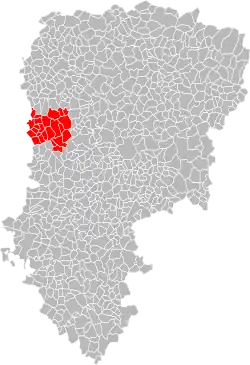 Lage der CC Chauny-Tergnier im Département Aisne