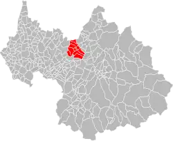 Lage der CC de la Haute Combe de Savoie im Département Savoie