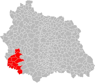 Lage des Gemeindeverbandes