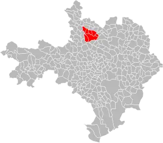 Lage der CC Vivre en Cévennes im Département Gard