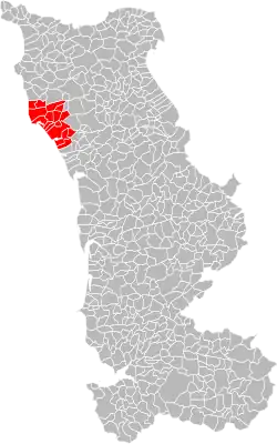 Lage der CC de la Côte des Isles im Département Manche