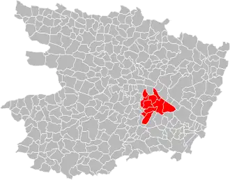 Lage des Gemeindeverbandes